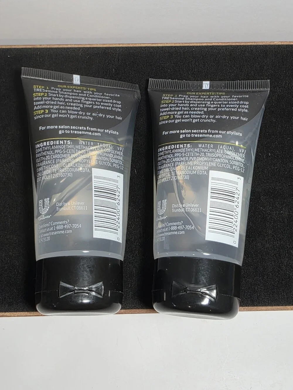 TRESemme TRES Gel Extra Firm Control 4 All Day Hold Travel Size 2 oz Lot of 2